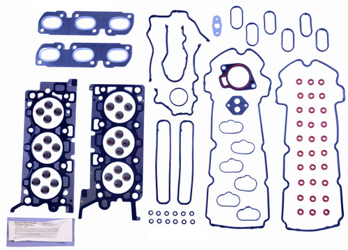 Enginetech F181HS-FWB MLS Head Gasket Set with Bolts OEM-Spec for 2000-2002 Lincoln 3.0L 181ci V6 - MLS Gaskets & New Head Bolts