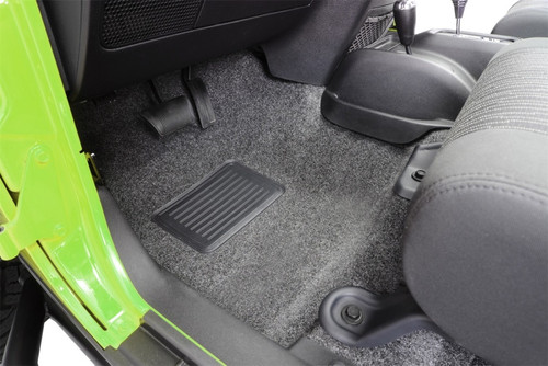 BedRug Front 4pc Floor Kit (Including Heat Shields) for 2007-2016 Jeep JK Unlimited 4Dr