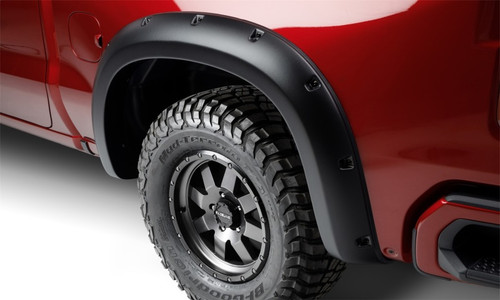 Bushwacker Forge Style Flares 4pc for Chevrolet Silverado 2500 / 3500 HD (Excl. Dually) - Black