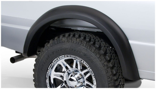 Bushwacker Styleside Extend-A-Fender Style Flares 4pc 72.0/84.0in Bed - Black for Ford Ranger