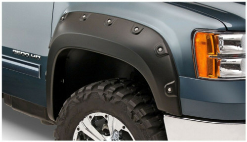 Bushwacker Boss Pocket Style Flares 4pc for GMC Sierra 3500 Fleetside Excludes Dually - Black