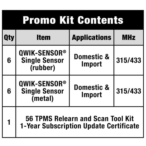 Standard Ignition Promotional Kit TPM9017 - connector view
