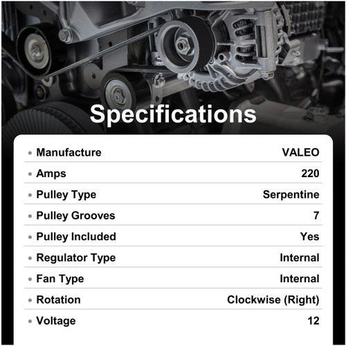 WAI New Alternator 11457N - alternate view