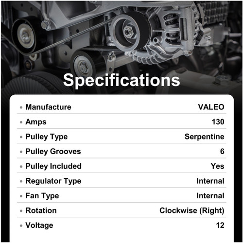 WAI New Alternator 11399N - alternate view