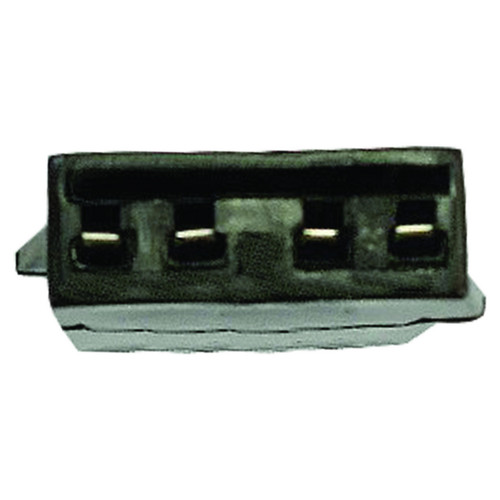 WAI Windshield Wiper Motor WPM444 - 4-Wire - connector view