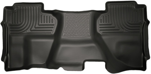 Husky Liners Weatherbeater Black 2nd Seat Floor Liner for Chevrolet Silverado/GMC Sierra 1500