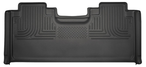 Husky Liners WeatherBeater Black 2nd Seat Floor Liner for Ford F-150 SuperCab