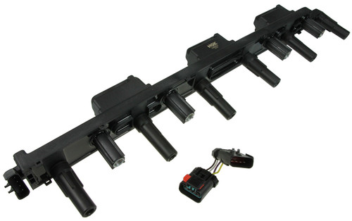 NGK Premium COP Rail Assy. Ignition Coil U6032 48662 - angled view