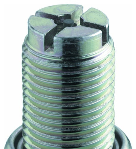 NGK OE Series Laser Platinum Spark Plug BUR7EQP 4764 - bottom view