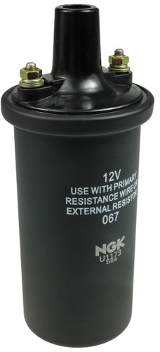 NGK Premium Canister (Oil Filled) Coil U1173 49030 - front view
