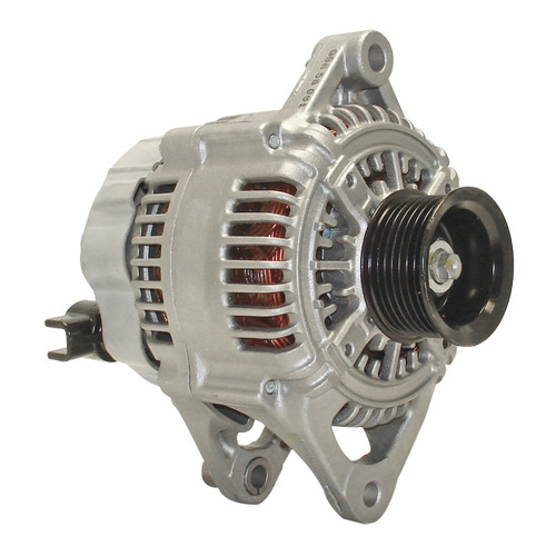 MPA Quality-Built Remanufactured Alternator 13824 - angled view