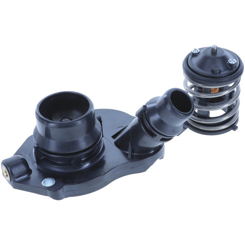 Motorad Thermostat Kit-189 Degrees with thermostat, housing, and seal 2002KT - angled view
