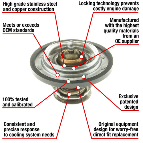 Motorad Fail-Safe Thermostat-192 Degrees w/ Seal 7426-190