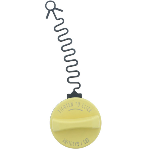 Motorad Non-Locking Tethered Flex Fuel Tank Cap MGC841T - top view