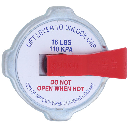Motorad Steel Safety Lever Radiator Cap ST16 - top view