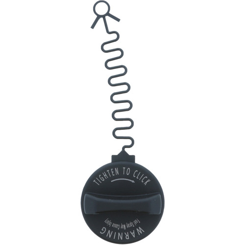 Motorad Non-Locking Tethered Fuel Tank Cap MGC837T - top view