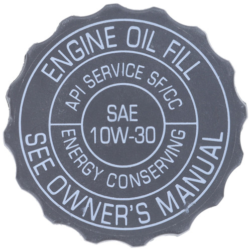 Motorad Engine Oil Filler Cap MO109 - Direct Fit - top view