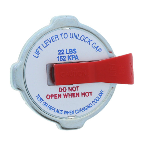Motorad Steel Safety Lever Radiator Cap ST22 - top view