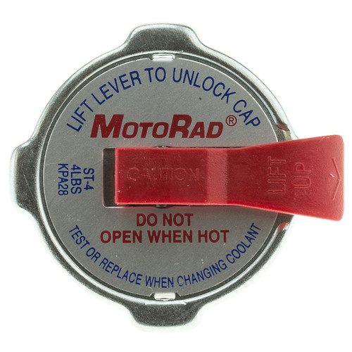 Motorad Steel Safety Lever Radiator Cap ST4 - top view