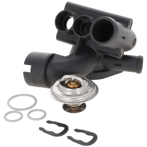 Motorad Engine Coolant Thermostat Housing Assembly w/ Seal TA9920 - angled view