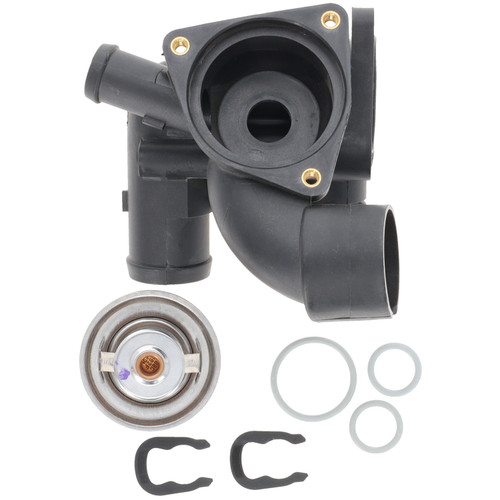 Motorad Engine Coolant Thermostat Housing Assembly w/ Seal TA9920 - bottom view