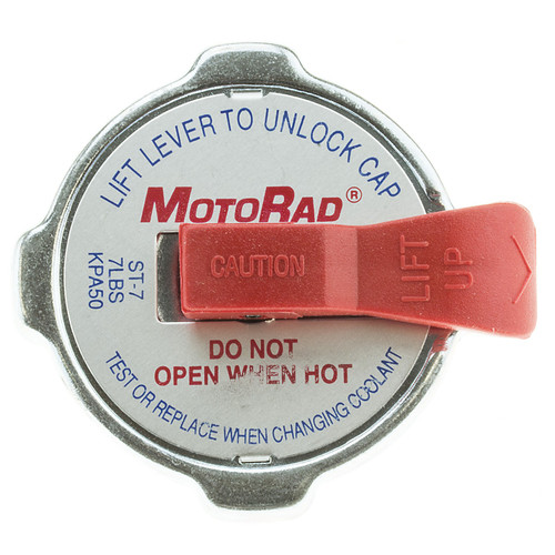 Motorad Steel Safety Lever Radiator Cap ST7 - top view