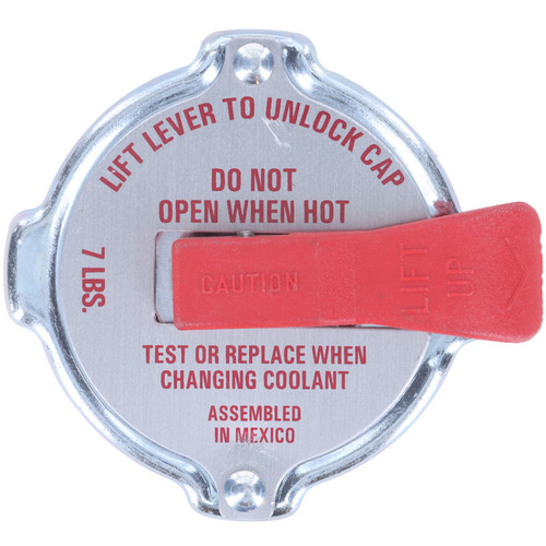 Motorad Steel Safety Lever Radiator Cap ST9 - top view