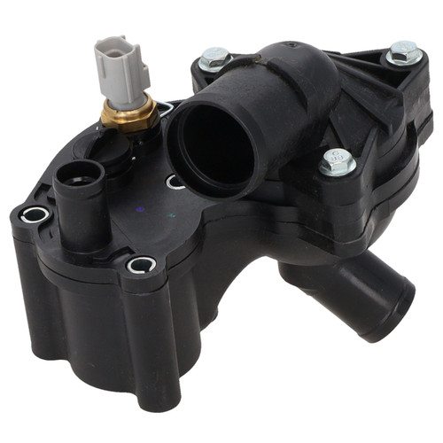 Motorad Engine Coolant Thermostat Housing Assembly with Sensor and Seals TA2061S - angled view