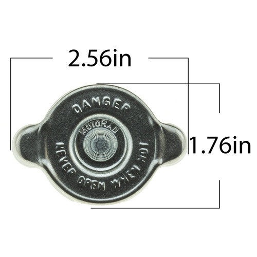 Motorad Standard Steel Radiator Cap T3R - connector view