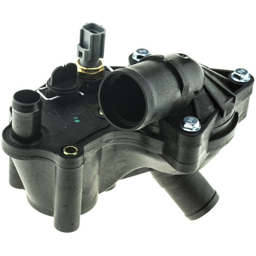 Motorad Engine Coolant Fail-Safe Thermostat Housing Assembly with Sensor and Seals TA2061SFS - angled view
