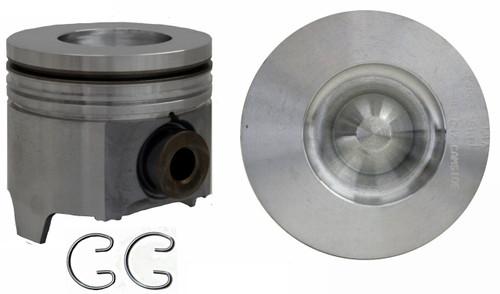 Enginetech P3063(8)STD Cast Standard Piston Set for 1994-2003 Ford International E-350 Club Wagon E-350 Econoline - Set of 8