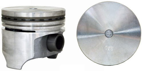 Enginetech P1533(8)030 Cast .030" Oversized Piston Set for 1961-1975 International 100 1000A 1000B 1000C 1000D - Set of 8