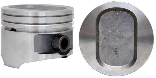 Enginetech K3046(8)060 Cast .060" Oversized Piston & Ring Kit for 1993-1997 Ford Bronco E-150 Econoline - Set of 8 - OEM-Spec