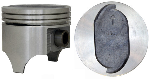 Enginetech P3084(8)040 Cast .040" Oversized Piston Set for 1968-1973 Ford Lincoln Mercury Country Sedan Country Squire Custom - Set of 8