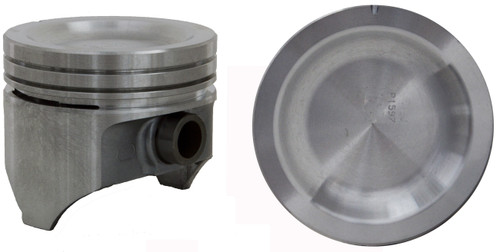 Enginetech K1597(6)P040 Cast .040" Oversized Piston & Ring Kit for 1965-1996 Ford Bronco E-100 Econoline - Set of 6 - OEM-Spec
