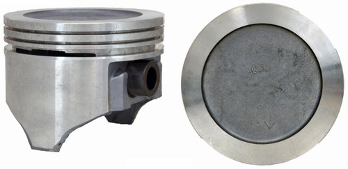 Enginetech P1596(8)060 Cast .060" Oversized Piston Set for 1977-1979 Buick Oldsmobile Pontiac Century Electra Estate Wagon - Set of 8
