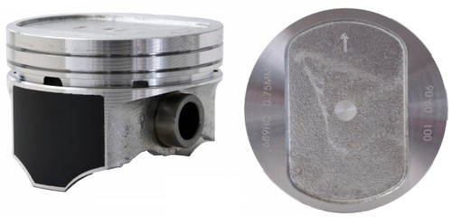 Enginetech P5027(10)020 Hypereutectic .020" Oversized Piston Set for 1994-2003 Dodge Ram 2500 Ram 3500 - Set of 10 - OEM-Spec