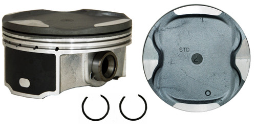 Enginetech P4870(6).50 Hypereutectic .50mm Oversized Piston Set for 2005-2018 Toyota Lexus ES350 RX350 Avalon Highlander RAV4 - Set of 6