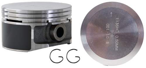 Enginetech P3065(4)STD Hypereutectic Standard Piston Set for 1996-1999 Chevy Buick Oldsmobile Pontiac Cavalier Malibu Grand Am - Set of 4