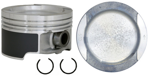 Enginetech P4012(4)STD Cast Standard Piston Set for 1998-2000 VW Beetle Cabrio Golf Jetta - Set of 4 - OEM-Spec - For Engine Rebuilds