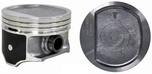 Enginetech K3071(1)STD Cast Standard Piston with Rings for 1996-2006 Dodge Jeep Cherokee Wrangler Dakota TJ Grand Cherokee - Single