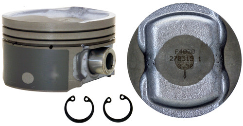 Enginetech P4020(4)STD Hypereutectic Standard Piston Set for 2007-2012 Nissan Sentra - Set of 4 - OEM-Spec - For Engine Rebuilds
