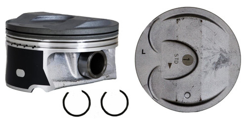 Enginetech P5091(6)STD Cast Standard Piston Set for 2012-2017 Chevy GMC Buick Cadillac Enclave LaCrosse ATS CTS SRX - Set of 6