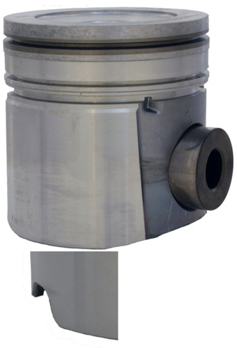 Enginetech P5057(6).50 Cast .50mm Oversized Piston Set for 2003-2004 Dodge Ram 2500 Ram 3500 - Set of 6 - OEM-Spec - For Engine Rebuilds