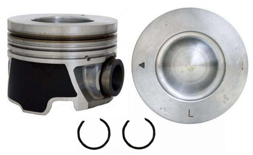 Enginetech P5075(8)STD Cast Standard Piston Set for 2006-2010 Chevy GMC Hummer C4500 Kodiak C5500 Kodiak Express 2500 - Set of 8