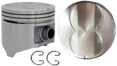 Enginetech K1516(8)P040 Cast .040" Oversized Piston & Ring Kit for 1967-1984 Dodge Chrysler Plymouth Charger Monaco Fury - Set of 8