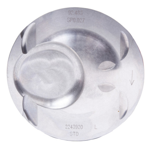Enginetech P3520(6)STD Hypereutectic Standard Piston Set - Set of 6 - OEM-Spec Replacement