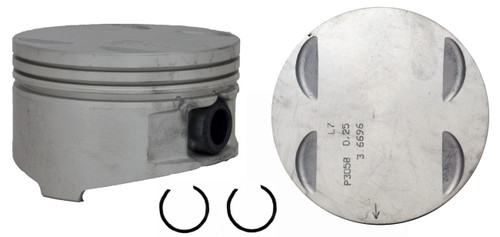 Enginetech P3058(8).25 Cast .25mm Oversized Piston Set for 1993-1999 Cadillac Allante DeVille Eldorado Seville - Set of 8