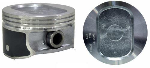 Enginetech K3036(6)P100 Cast 1.00mm Oversized Piston & Ring Kit for 1997-2008 Ford Mercury F-150 E-150 E-150 Club Wagon - Set of 6