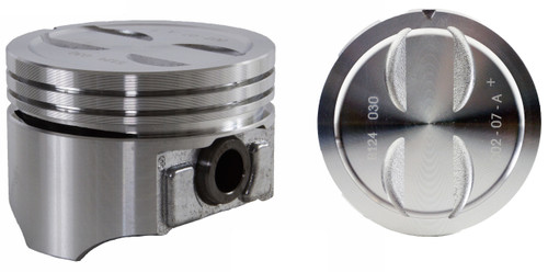 Enginetech P3042(8)030 Cast .030" Oversized Piston Set for 1996-2002 Chevy GMC C1500 C2500 K1500 K2500 Caprice - Set of 8
